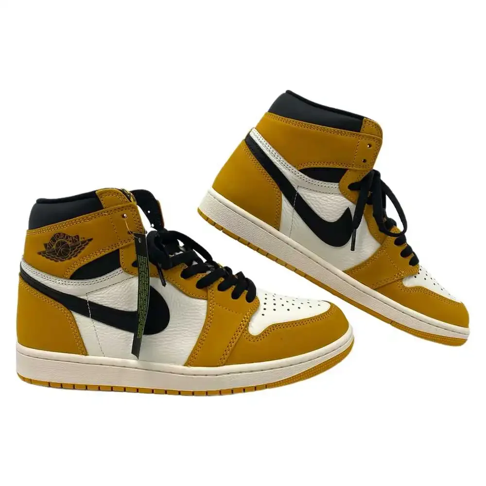 Nike Yellow Black Air Jordan Sneakers | Men’s Size 9.5